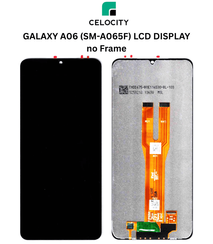 SAMSUNG GALAXY A06 (SM-A065F) DISPLAY LCD + TOUCHSCREEN no Frame