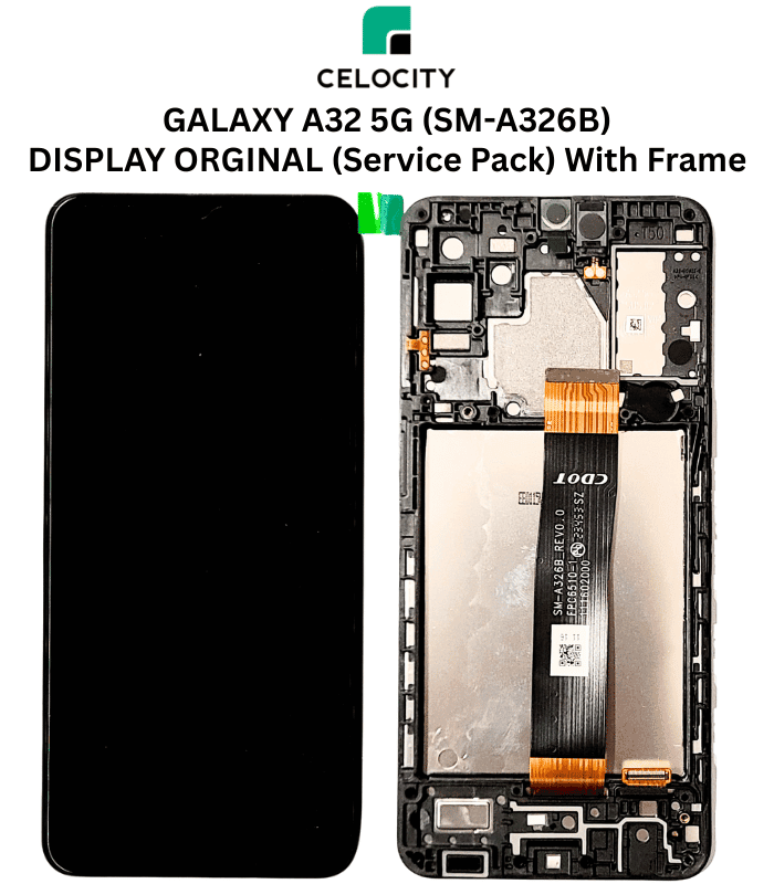 SAMSUNG GALAXY A32 5G (SM-A326B) LCD DISPLAY TOUCHSCREEN ORIGINAL WITH FRAME (Service Pack)