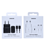 Samsung Super Fast Charging charger (25W) with USB Type-C to USB Type-C cable (3A/1m)